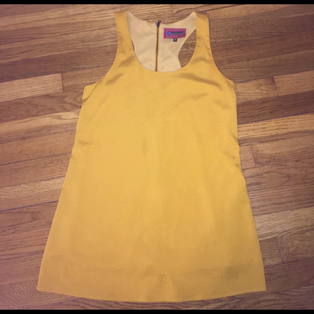 Mustard gold tunic tank