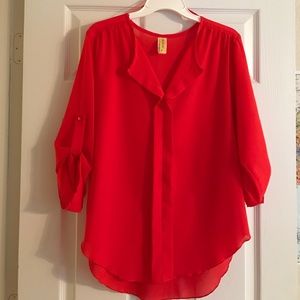Red blouse from Francesca's