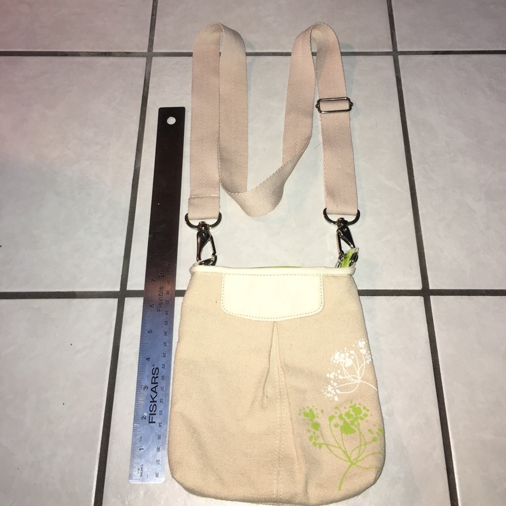 L'occitane crossbody bag canvas. Cute.
