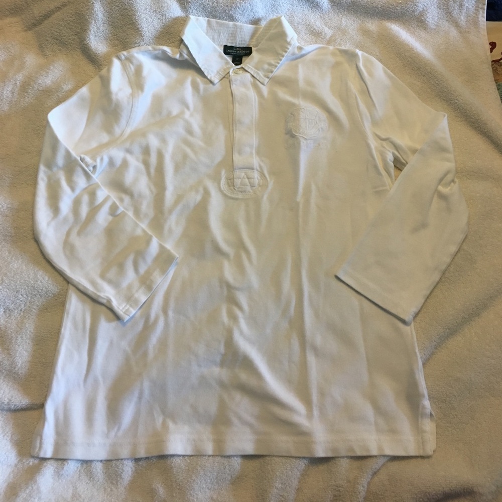 LRL Ralph Lauren Jeans long sleeve polo - size M