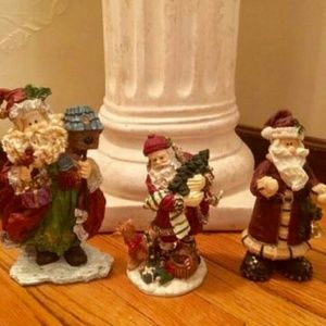 3 5 inch Santa Figurines