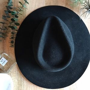 Rag & Bone Range Fedora in Black medium 100% wool