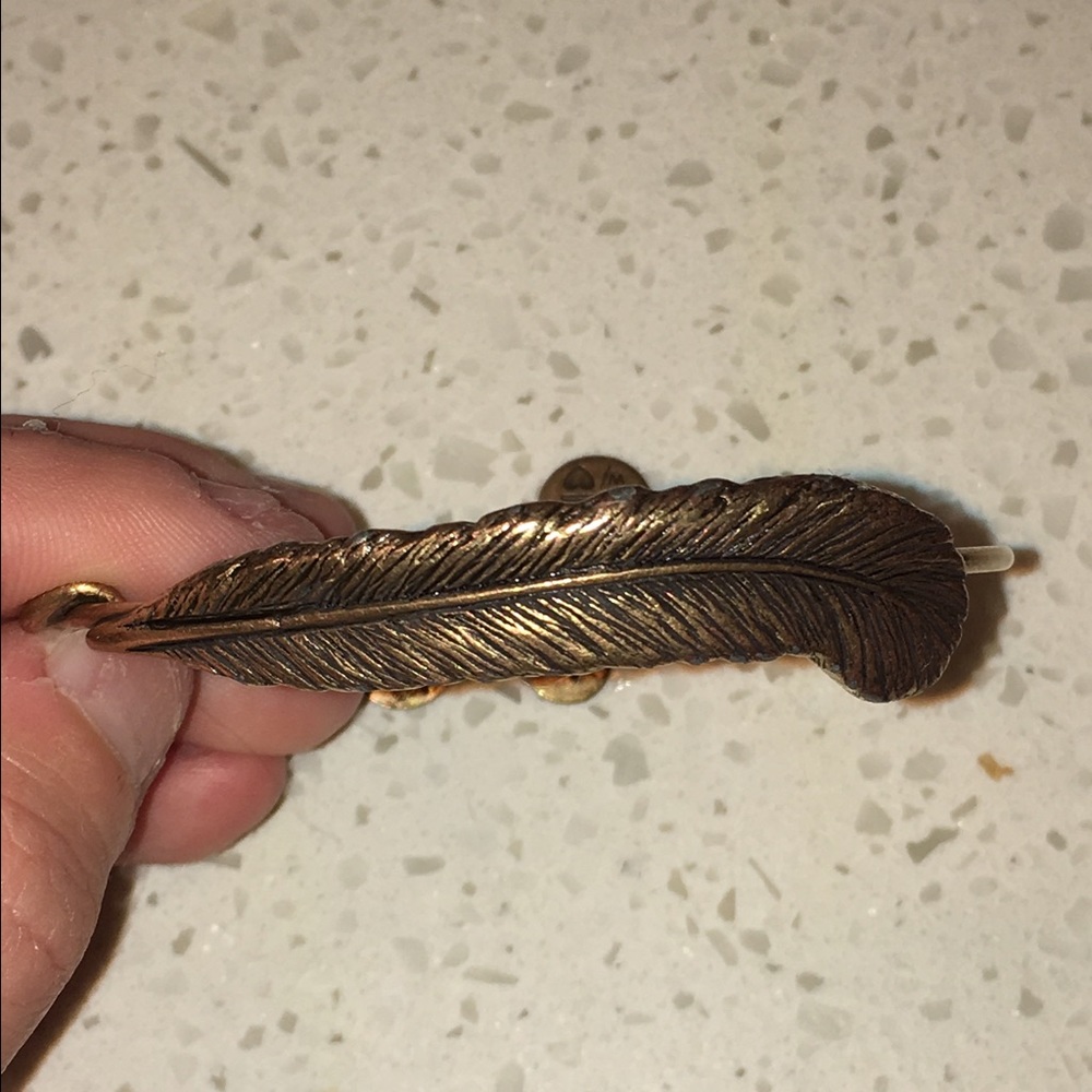 Authentic Alex & Ani "Plume Feather" Bangle