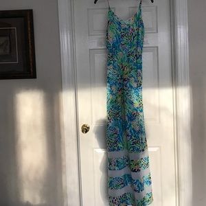 LILLY PULITZER MAXI COLORFUL DRESS