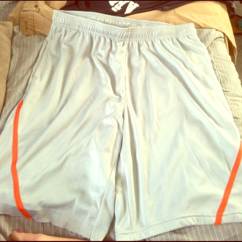 athletic shorts grey