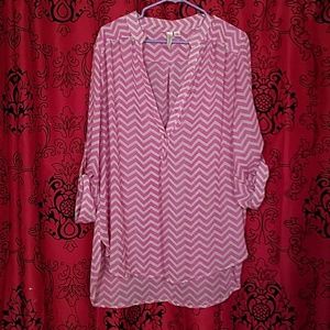 Hi low sheer shirt - make offer