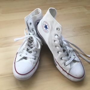 High Top White Converse