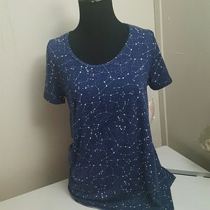 Lularoe Constellation Classic T xs