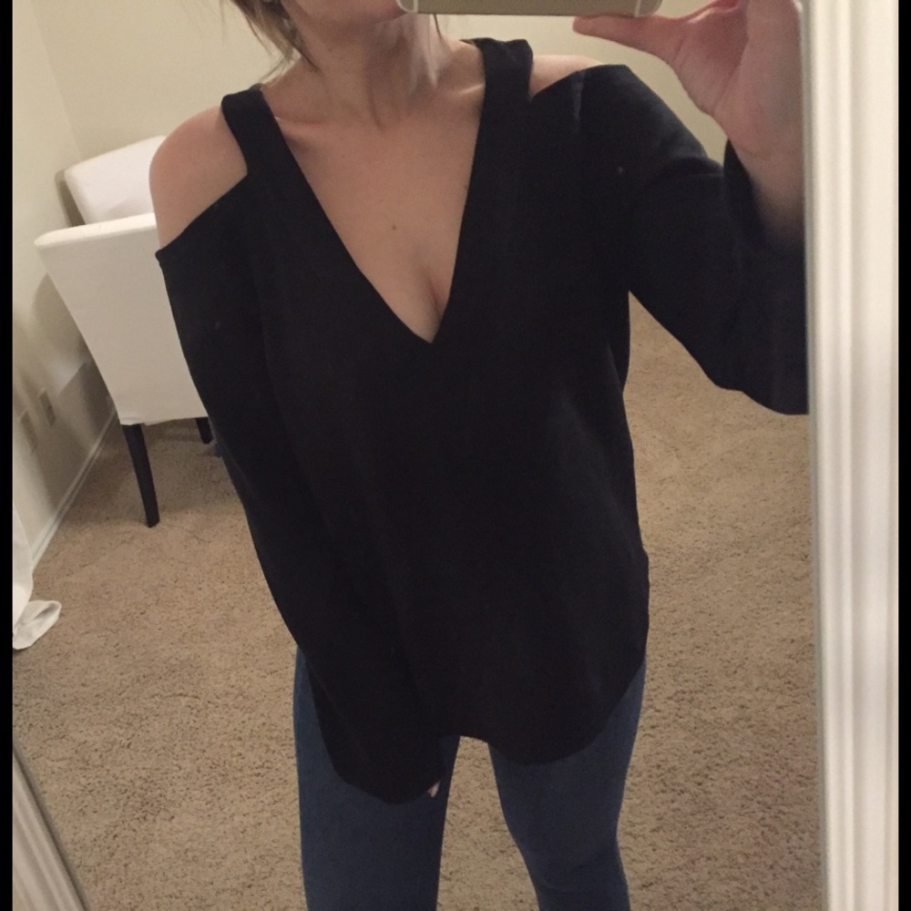Boohoo Cold Shoulder Top