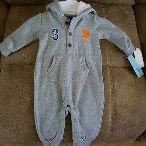 Infant hooded bodysuit