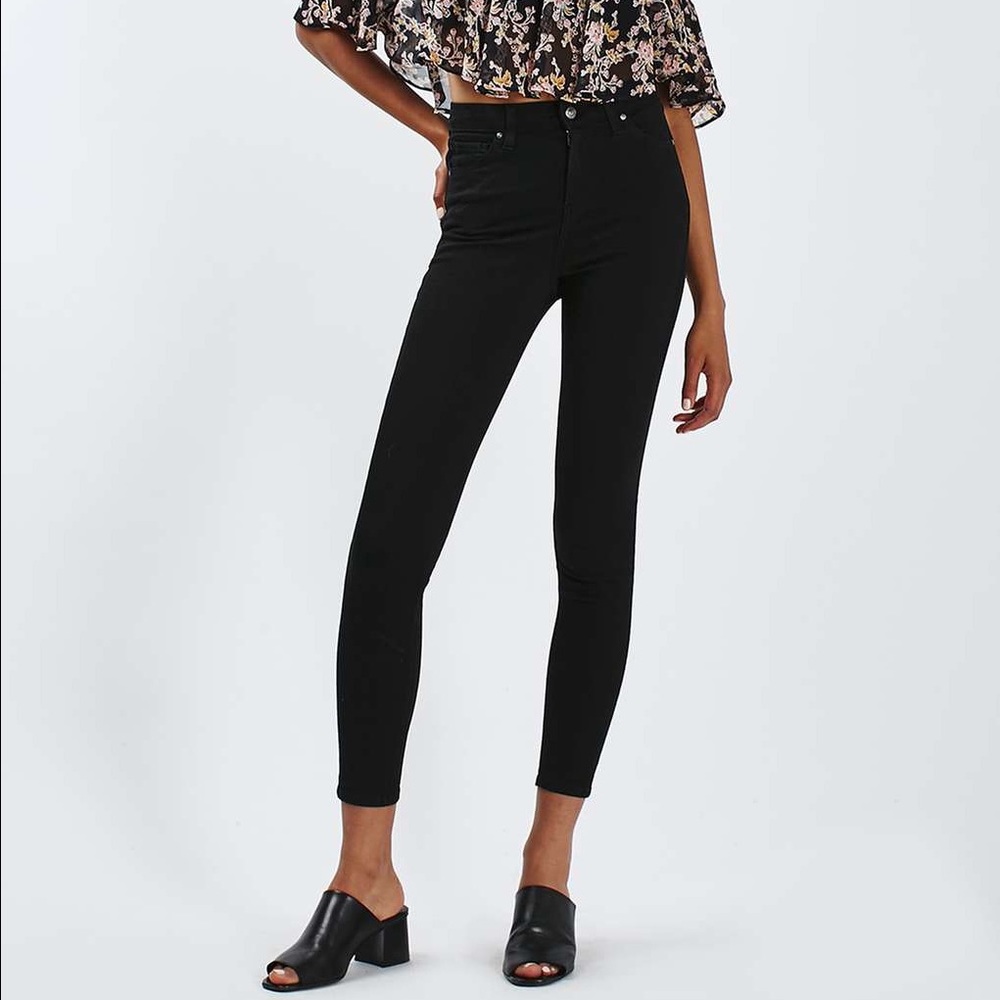 Topshop MOTO Black Jamie Jeans