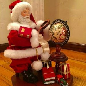 Santa Figurine with globe