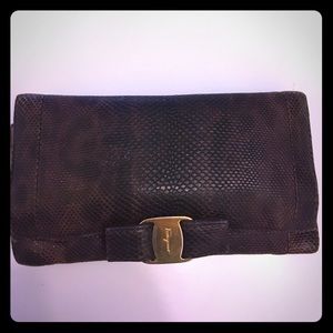 Salvatore Ferragamo crocodile wallet