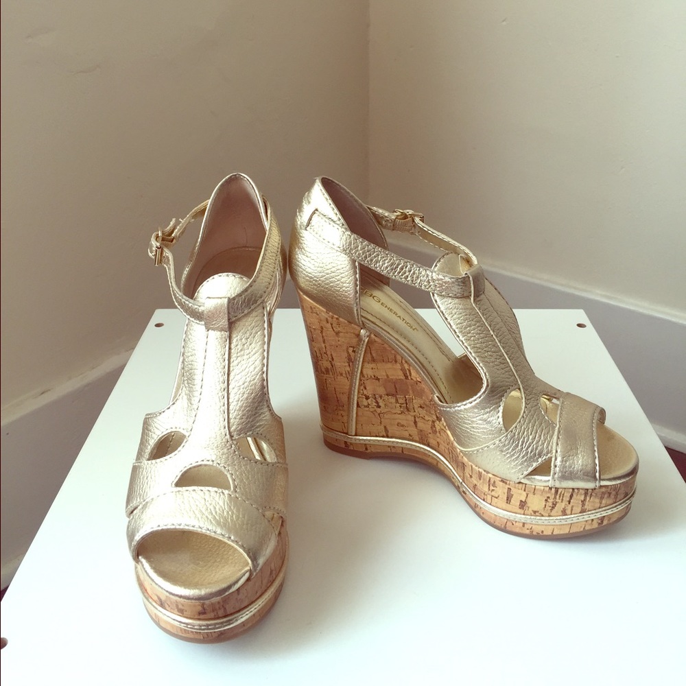 BCBGeneration Cork Wedges