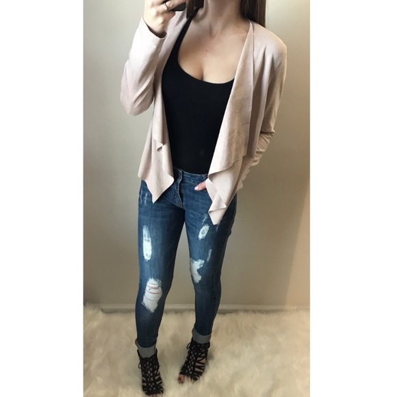 NADIA Med Wash Destroyed Denim Jeans - Picture 4 of 8