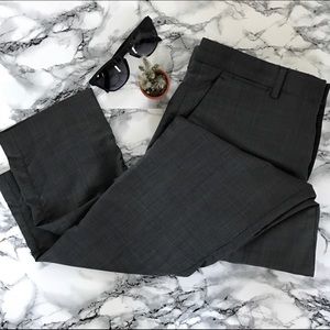 Express Innovator Glen Plaid Slim Pant