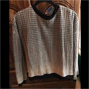 Forever 21 B&W checkered sweater