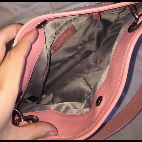 Pink Coach Handbag - Picture 3 of 8