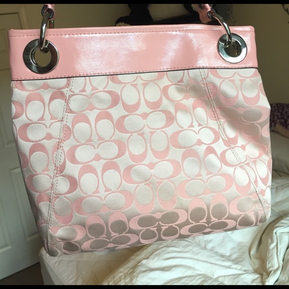 Pink Coach Handbag - Picture 6 of 8