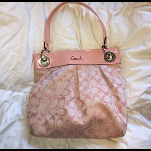 Pink Coach Handbag