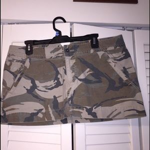 Camouflage skirt