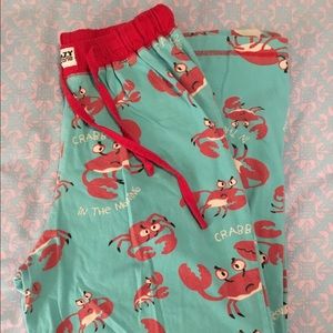 Lazy One "Crabby In the Morning" sleep pants