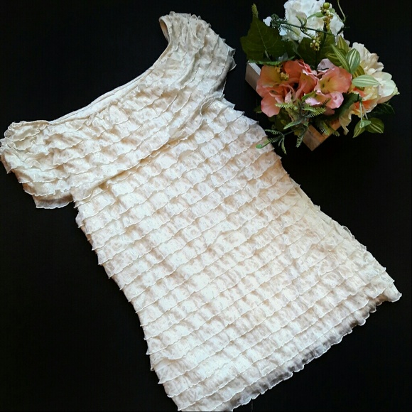 Dress Barn Tops - Dressbarn Collection - ruffled top