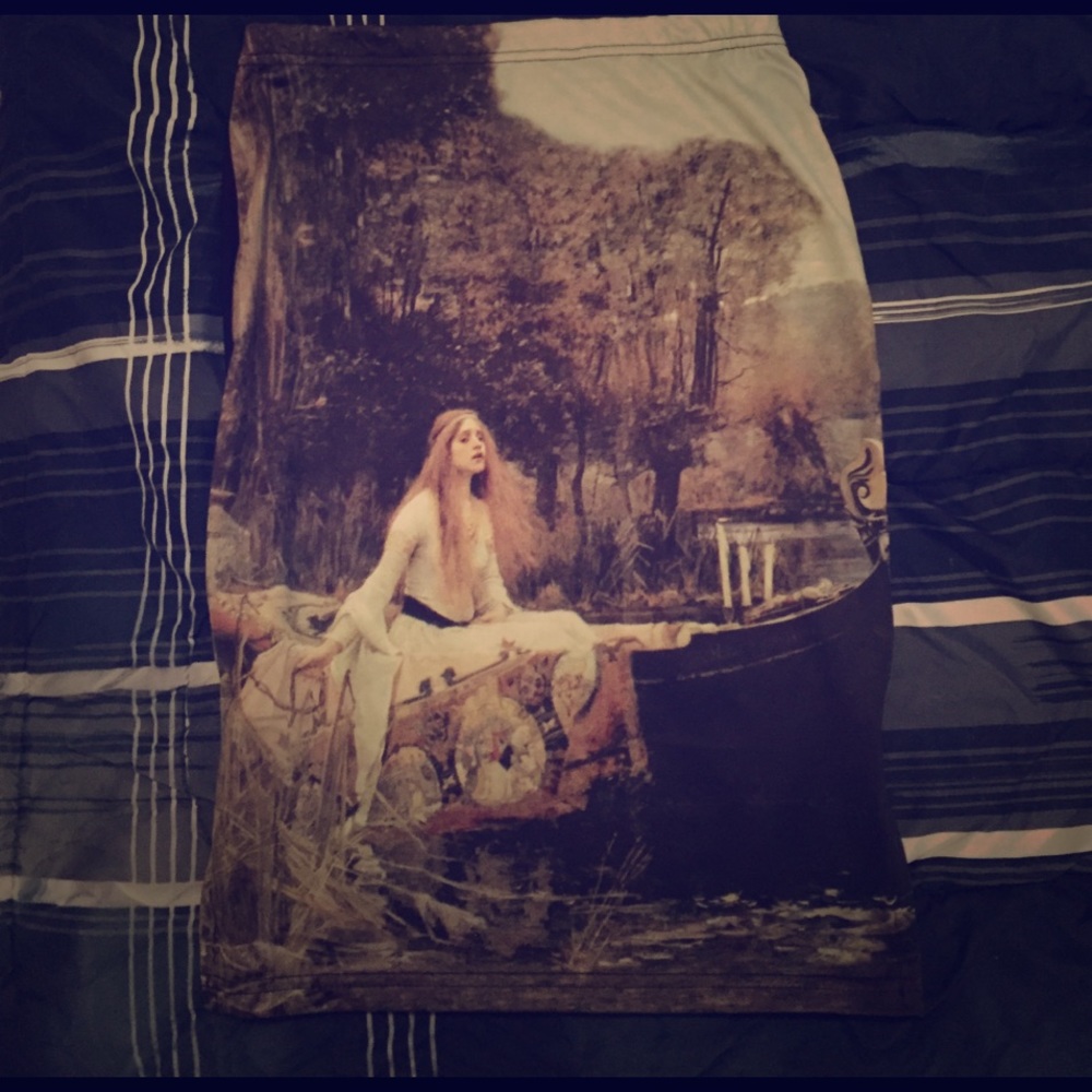 Lady of Shalott Pencil Skirt