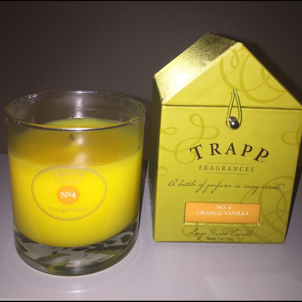 Trapp Orange Vanilla candle