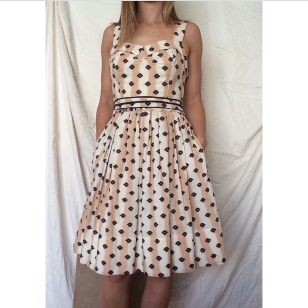 Maeve dress with full skirt from Anthropologie