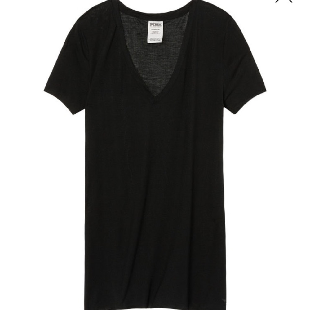 BNWT PINK V-Neck T-Shirt, szS!
