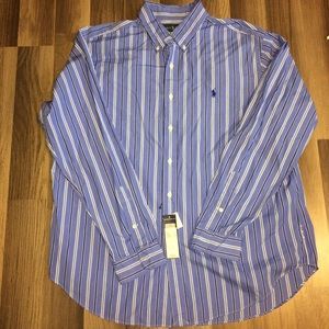 Mens Ralph Lauren Button Up Classic Fit Size XL