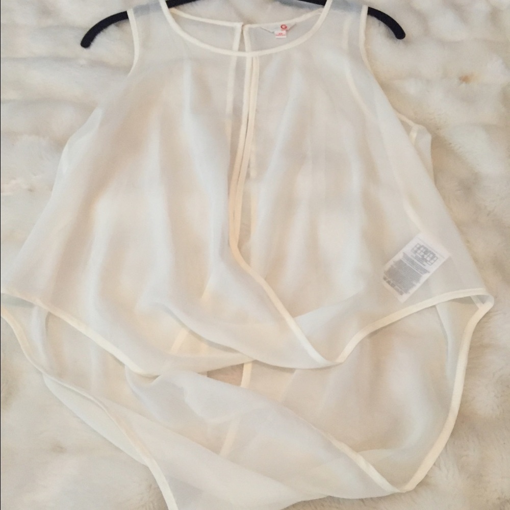 Guess sheer tank