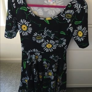 RARE LuLaRoe Daisy Sunflower Nicole Unicorn Dress