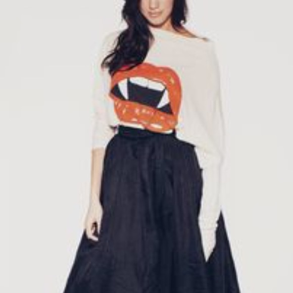 Wildfox Tops - Wildfox Vampire Lips Jumper