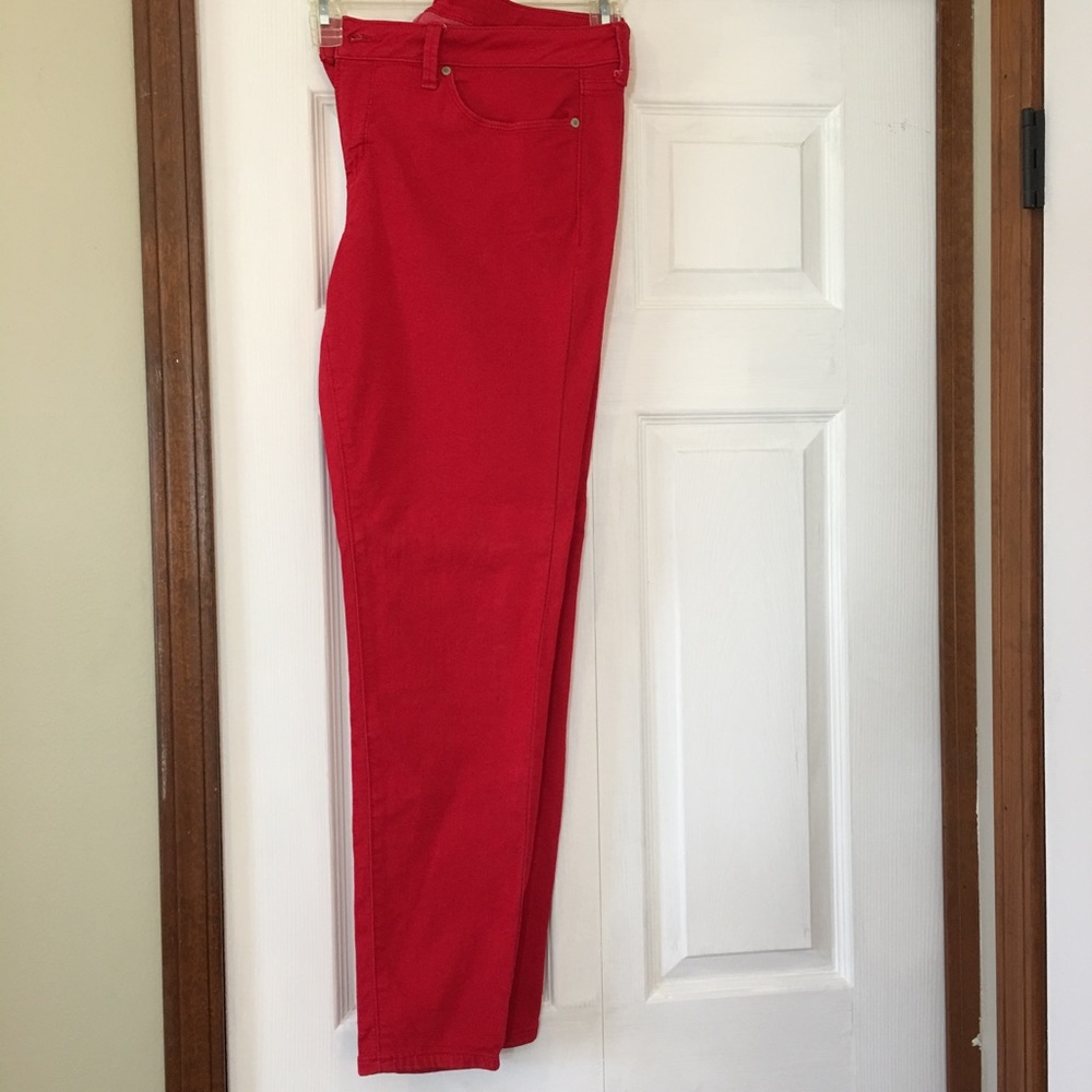 Red Skinny Jeans