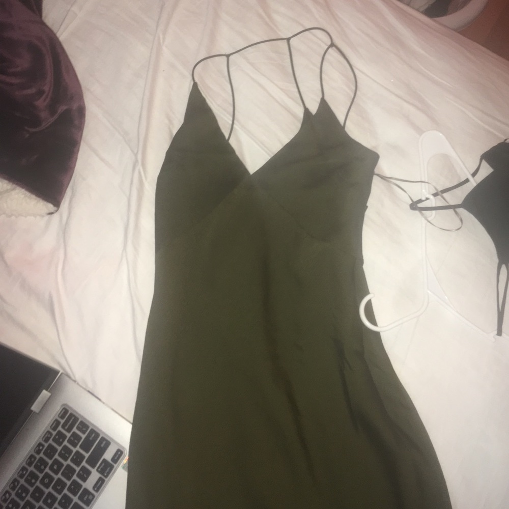 Top Shop Olive Green dress