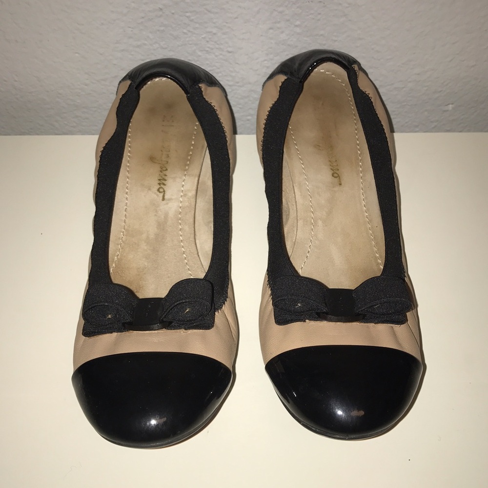 Ferragamo ballerina heels