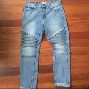 PacSun/Bullhead Stacked Skinny Moto Jean