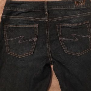 Silver Jeans size 30w 33 inseam.  Dark wash. NWOT