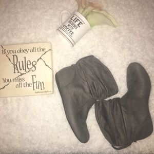 Faux Suede Booties