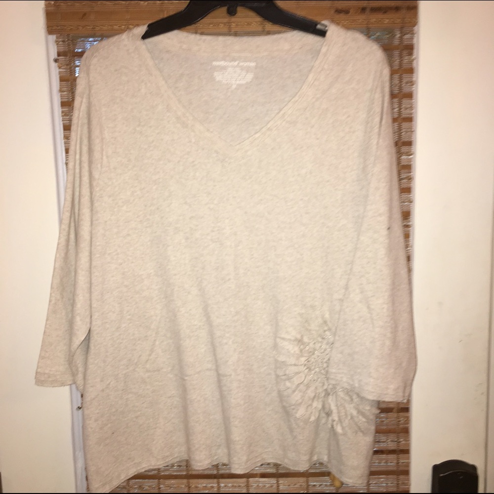 Westbound Woman 3X Tan Top - NWT