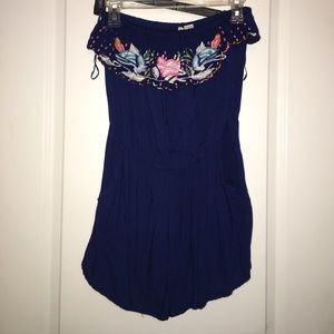 navy romper