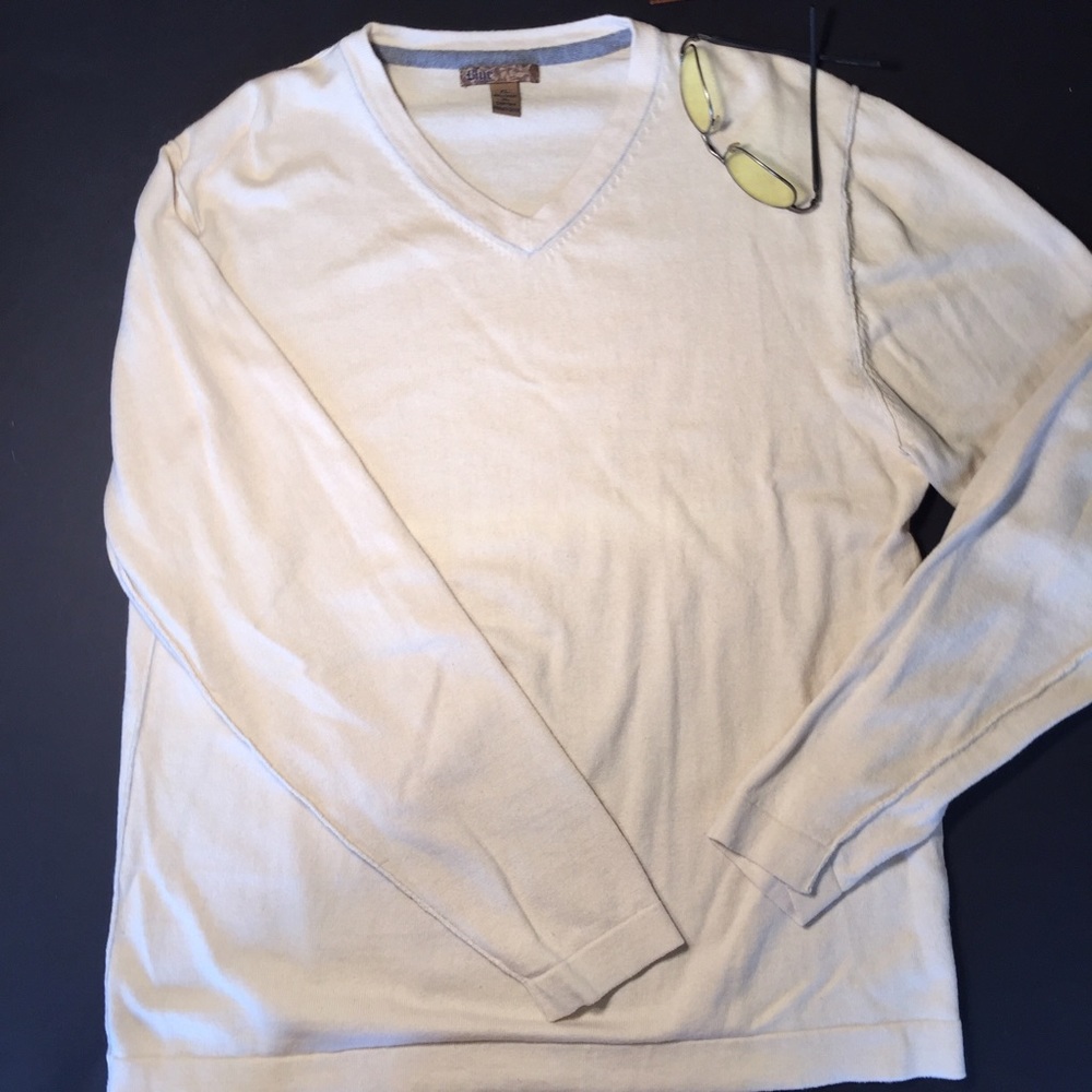 You won't be blue in Blue V-neck