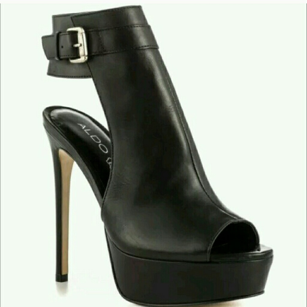 Black aldo heels