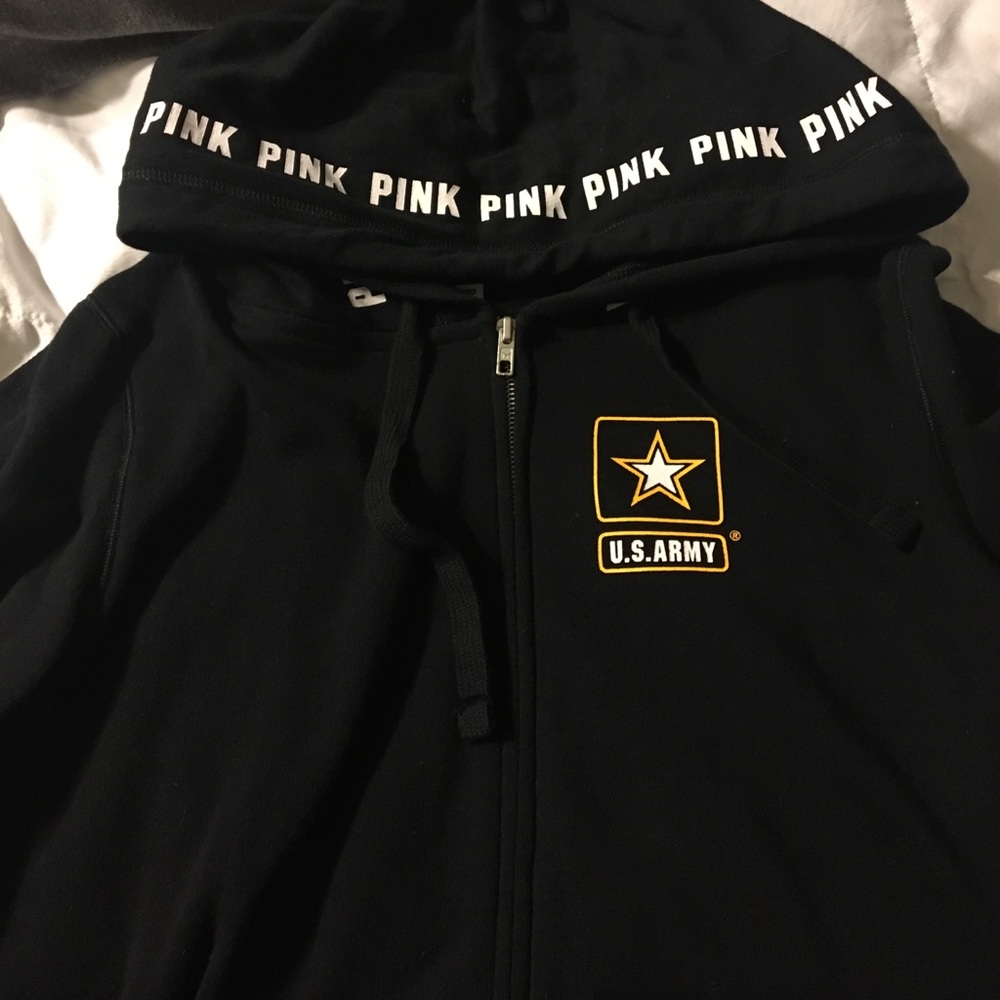 Victoria Secret Zip Up US Army Hoodie
