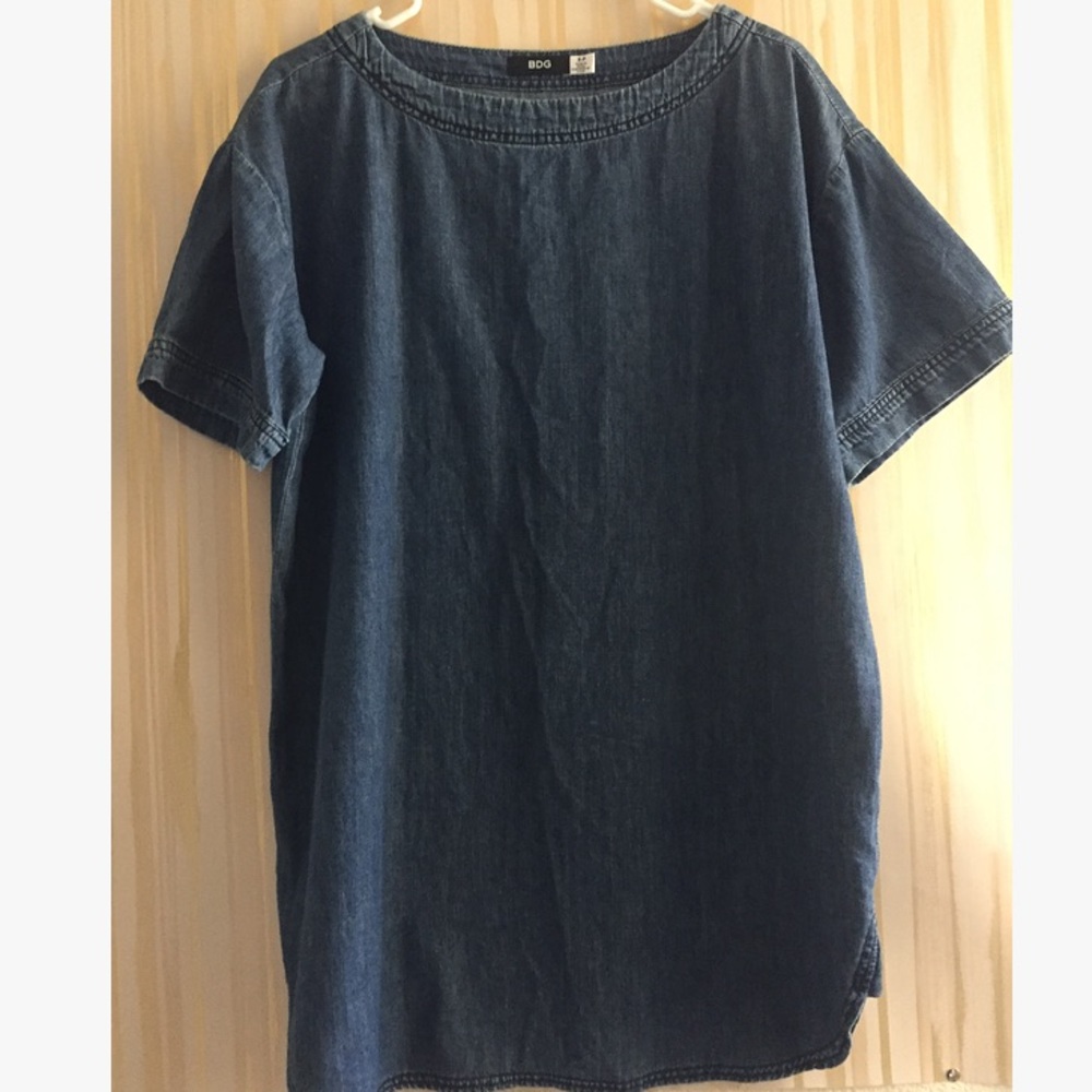 Oversized Blue Jean Dress