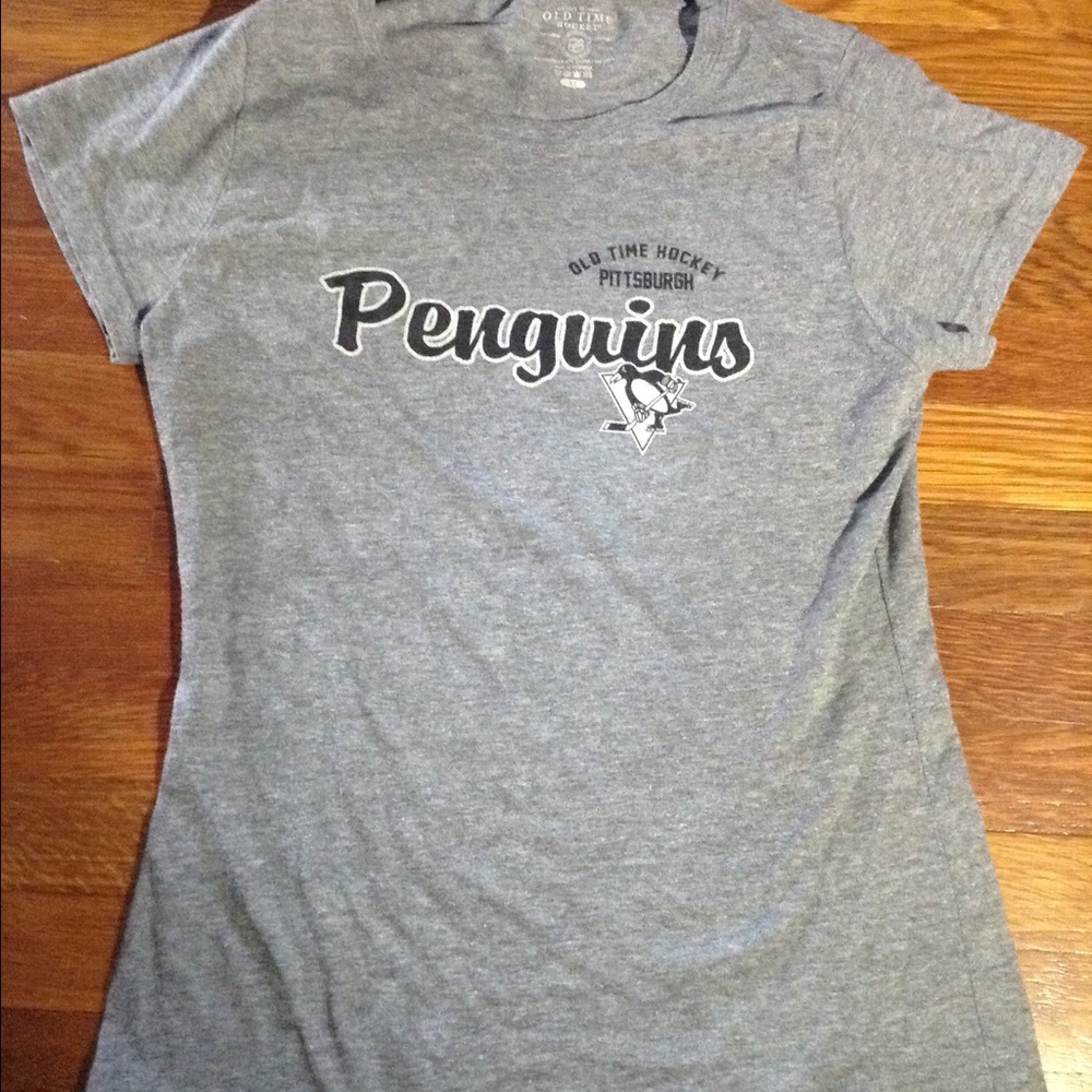 Pittsburgh Penguins NHL old time hockey t shirt