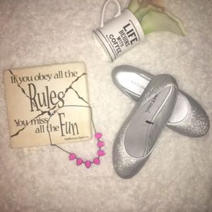 Wet Seal Glitter Flats