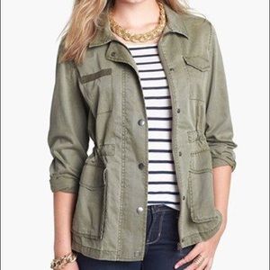 RUBBISH Green Army Jacket w/ Silver Detail [sz:M]